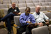 PMUG's Alan Fox (President), Khürt Williams (PMUG Blog Master), and Dr. Mark Schulman (Program Director) using the iPad before the August 2010 meeting.
