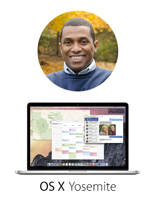 image of Khürt Williams, and Mac OS X 10.10 on a MacBook Pro